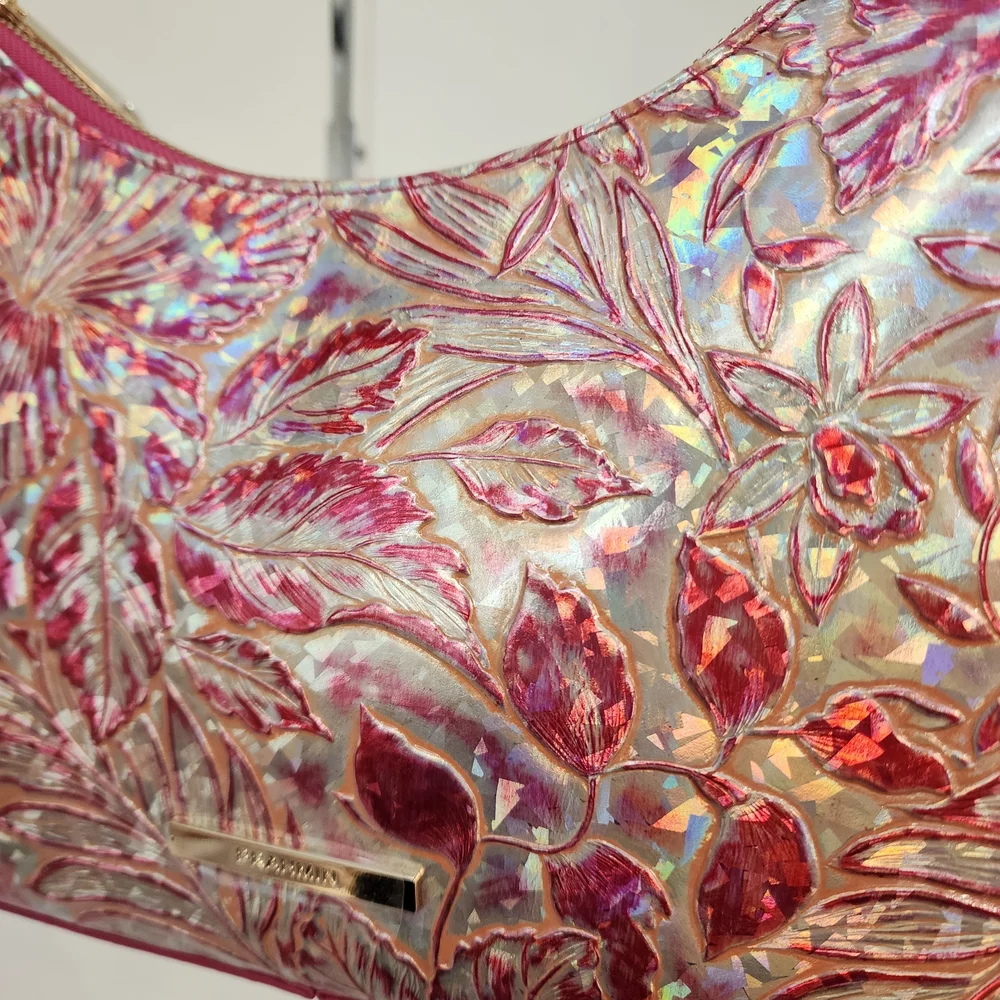 Floral Pink Designer Shoulder Bag - Picture 4 of 10